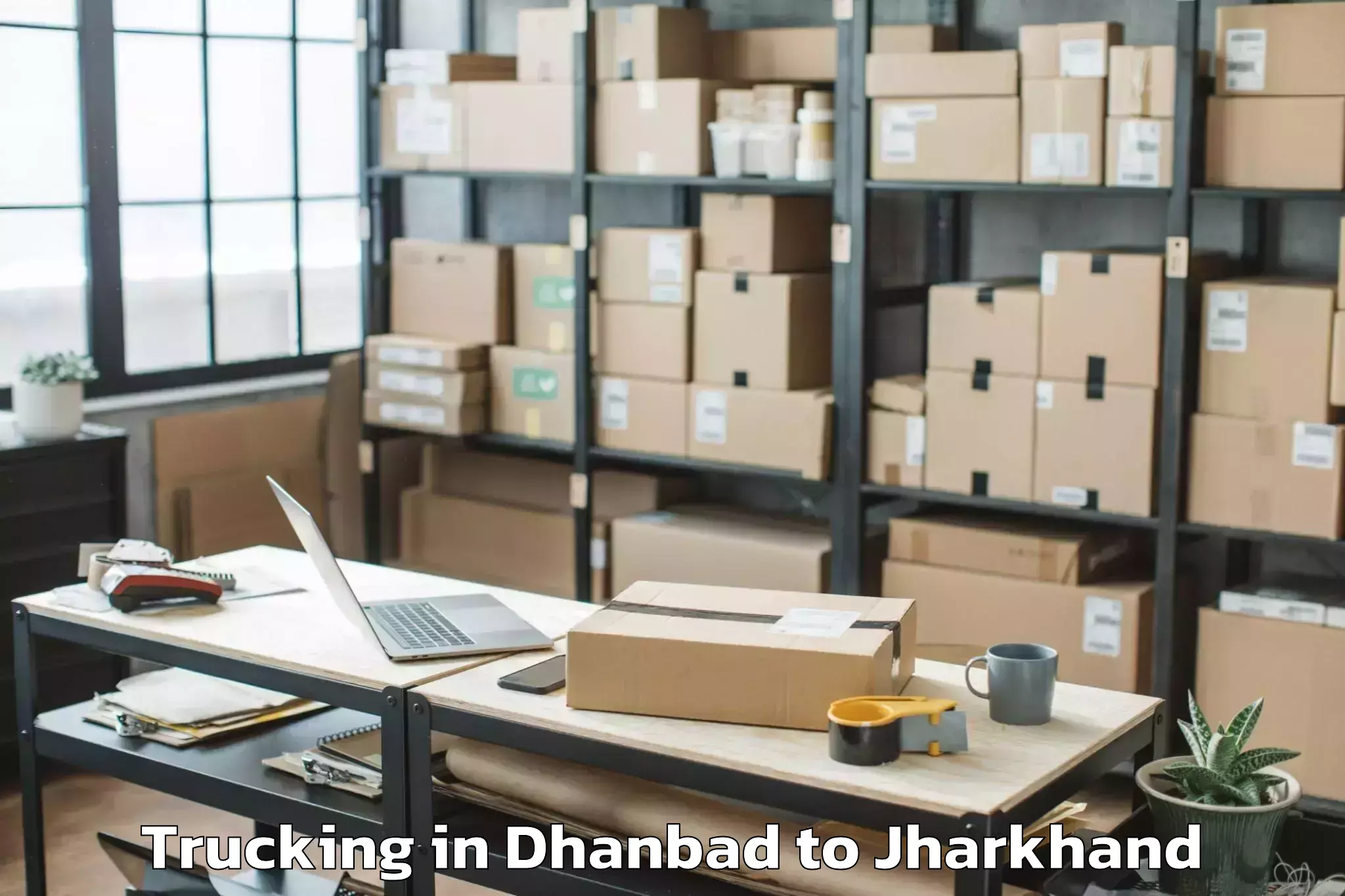 Expert Dhanbad to Jharkhand Raksha Shakti Univer Trucking